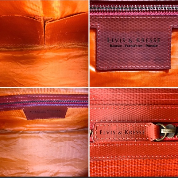 Elvis & Kresse Ivory Burberry Leather Boston Bag - Picture 8 of 12